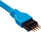 Corsair Frontpanel Verlängerung 30cm, sleeved, blau Vorschaubild