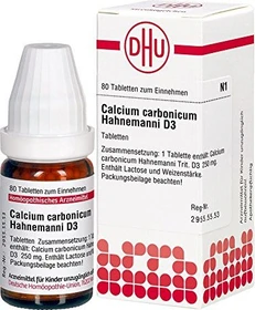 DHU Calcium Carbonicum Hahnemanni D3 Tabletten, 80 Stück