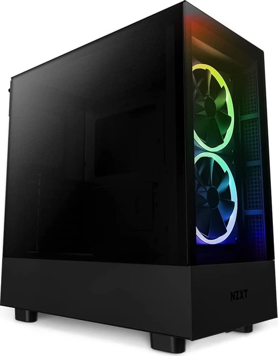 NZXT H5 Elite, schwarz, Glasfenster
