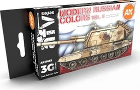 AK-Interactive 3rd Gen Acrylic Colors AFV Series Modern Russian Colors Vol2 Farbset, 6-tlg.