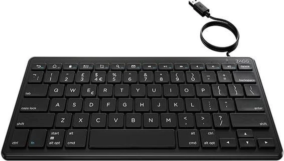 ZAGG Universal Tastatur, schwarz, USB, DE
