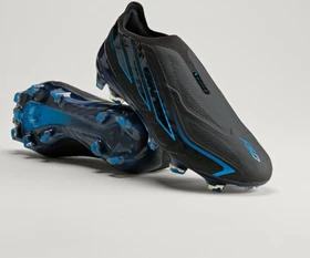 adidas F50 Hyperfast Elite Laceless FG core black/lucid ray blue