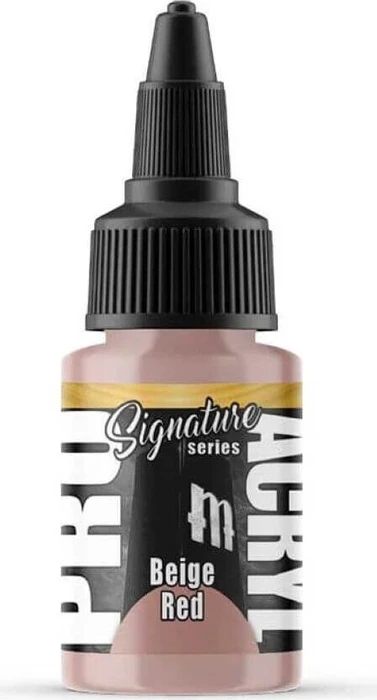 Monument Hobbies Pro Acryl Signature Series Vince Venturella S05 beige red, 22ml