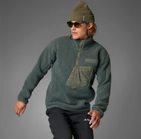 adidas Terrex Xploric High Pile Fleece Pullover legend ivy (Herren)