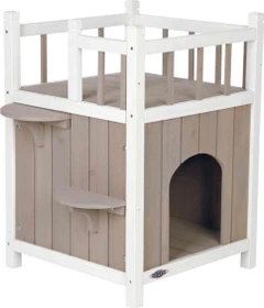 Trixie natura Cat's Home mit Balkon
