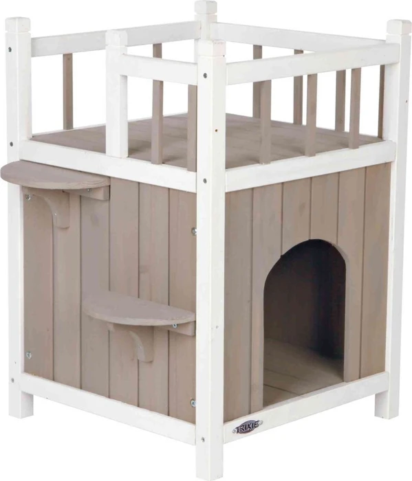 Trixie natura Cat's Home mit Balkon