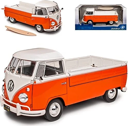 Schuco Solido VW T1 Pritsche orange/weiß