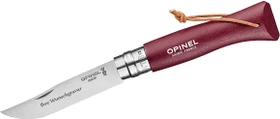 Opinel No. 8 Inox Taschenmesser baroudeur granat