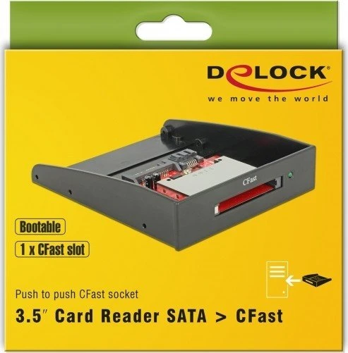 DeLOCK Single-Slot-Cardreader, SATA 7-Pin [Stecker]