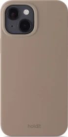 Holdit Silicone Case für Apple iPhone 14 Mocha Brown