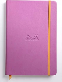 Rhodia Rhodiarama Notizbuch, A5, glatt, Hardcover, lila, 96 Blatt