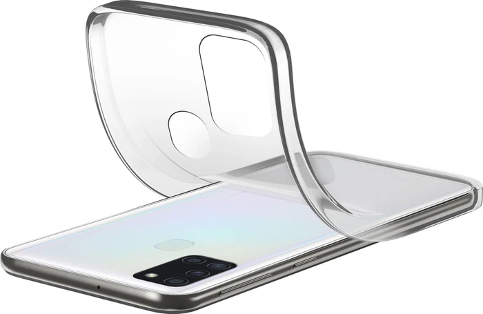 Cellularline Soft Cover für Samsung Galaxy A21s transparent