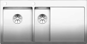 Blanco Claron 6 S-IF InFino Einbau Becken links mit Ablauffernbedienung edelstahl