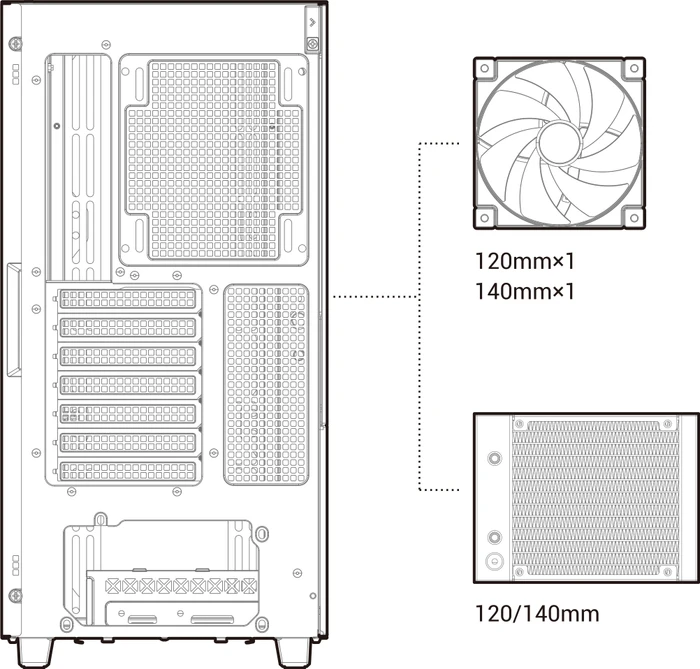 DeepCool CH560 Digital, schwarz, Glasfenster