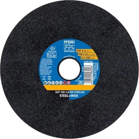 Pferd EHT 150-1.6 PSF STEELOX Trennscheibe, 150x1.6x22.23mm, 25 Stück