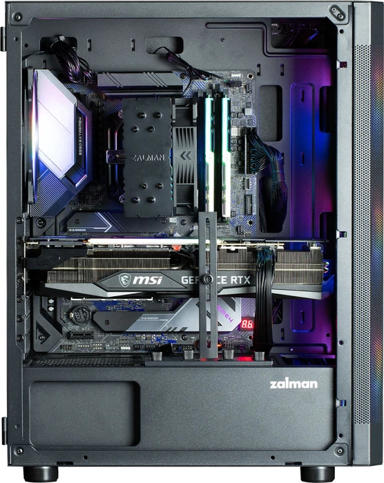 Zalman i4 TG Black, Glasfenster