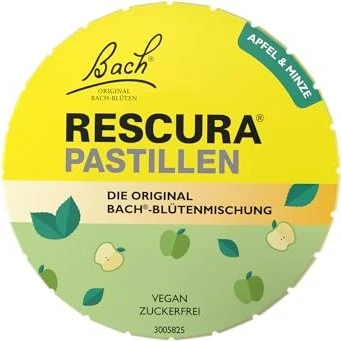 Nelsons Bach Original Rescura Apfel-Minze Pastillen, 50g