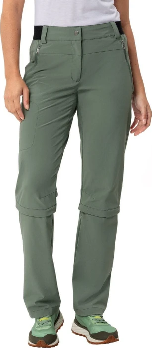 Vaude Farley Stretch Capri T-Zip III Zip-Off Hose lang agave (Damen)