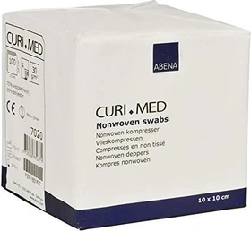 Abena Curi Med Mullkompressen unsteril, 10 x 10cm, 100 Stück