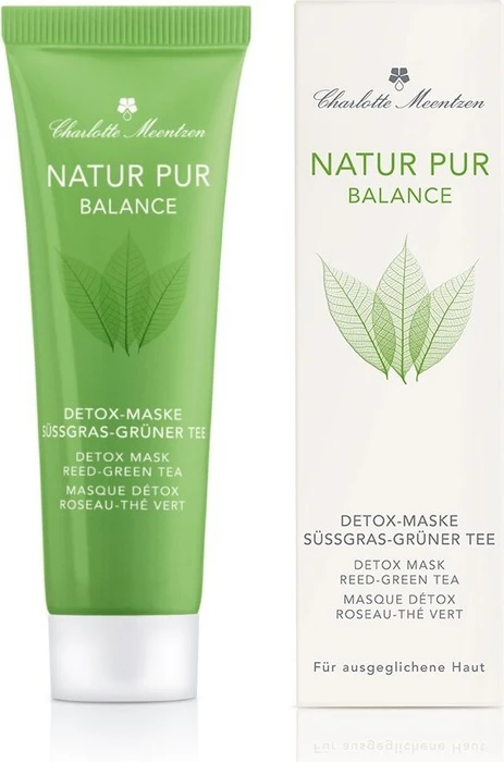 Charlotte Meentzen Natur Pur Balance Detox-Maske Süßgras-Grüner Tee, 30ml