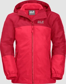 Jack Wolfskin Girls Iceland 3in1 Funktionsjacke tulip red (Junior)
