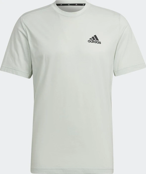 adidas Aeroready Designed 2 Move Feelready Sport Funktionsshirt kurzarm linen green/white (Herren)