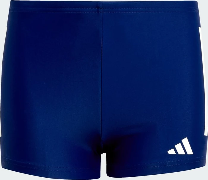 adidas 3-Streifen Boxer Badehose dark blue/white (Junior)