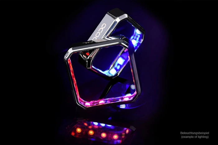 Alphacool Aurora XPX RGB Frame verchromt