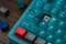 8BitDo Retro 87 Mechanical Keyboard - N64 30th Collection, Clear Blue, Cloud Gray Linear, USB/Bluetooth, US Vorschaubild