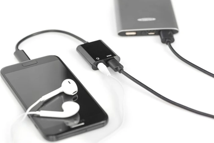 Digitus USB Type-C Adapter/Konverter + 3.5mm Klinke, USB-C 3.1 [Stecker]