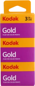 Kodak Gold 200 135/36 Farbfilm 3er-Pack