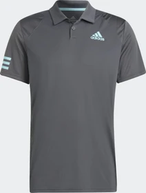 adidas Tennis Club 3-Streifen Poloshirt kurzarm grey six/pulse aqua (Herren)