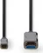 Nedis USB-C 3.1 [Stecker] auf HDMI [Stecker] 4K 60Hz Adapterkabel schwarz, 30m Vorschaubild