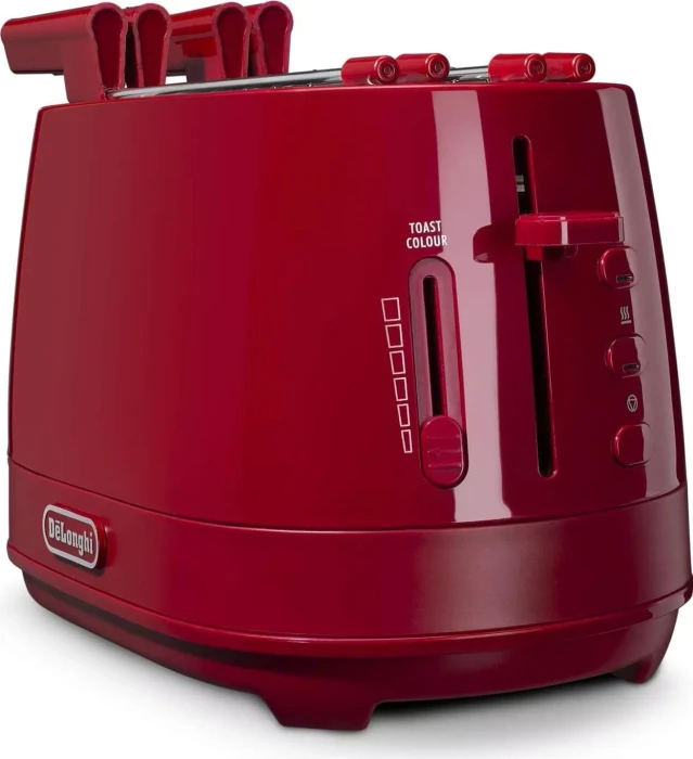 DeLonghi CTLAP2203.R Toaster mit Zange rot