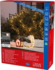Konstsmide Kabelaufroller Lichterkette LED 600x warmweiß