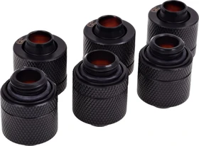 Alphacool HF Schlauchanschluss G1/4" auf 13/10mm, schwarz, 6er-Pack