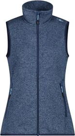 CMP Knit-Tech Fleece Weste blue/cielo (Damen)