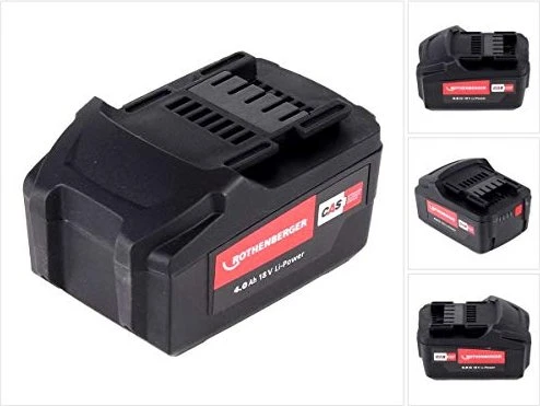 Rothenberger RO BP18/4 Werkzeug-Akku 18V, 4.0Ah, Li-Ionen [4.0Ah] [72Wh]