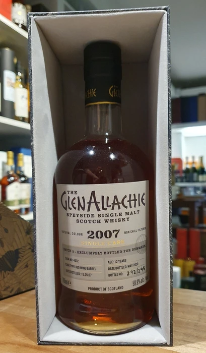 Glenallachie 12 Years Old 2007 Red Wine Single Cask 700ml