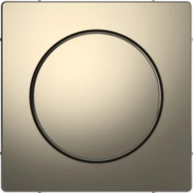 Merten System Design Zentralplatte, nickelmetallic