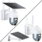 7links LTE Pan Tilt IPC-710.lte Überwachungskamera mit Solarpanel, grau Vorschaubild