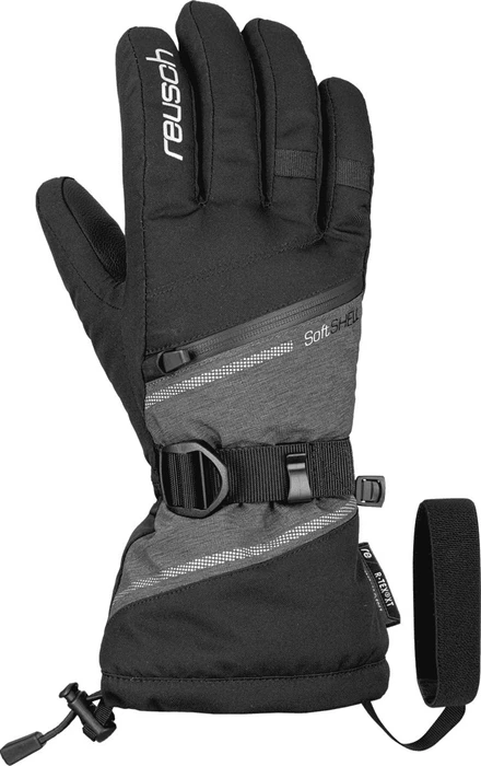 Reusch Demi R-Tex XT Skihandschuhe black/grey melange/silver (Damen)