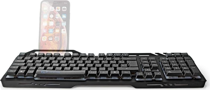 Nedis Gaming Tastatur, schwarz, LEDs RGB, USB, DE