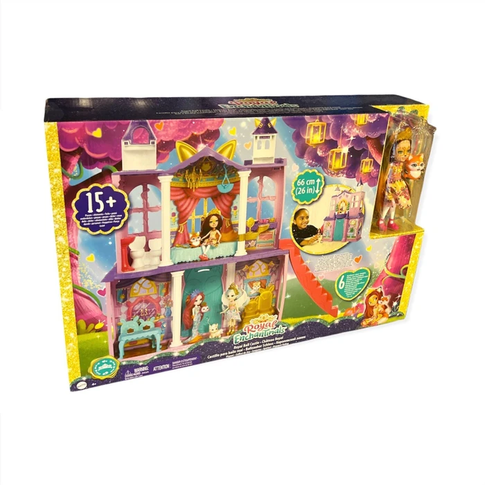 Mattel Enchantimals - Royals Ballzauber Schloss mit Felicity Fox & Flick