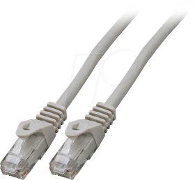 EFB Elektronik CCA Patchkabel, Cat5e, U/UTP, RJ-45/RJ-45, 30m, grau