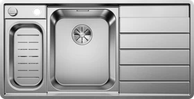 Blanco Axis III 6 S-IF InFino Becken links mit Ablauffernbedienung edelstahl inkl. Glasschneidebrett