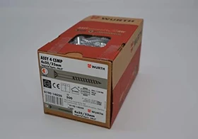 Würth ASSY 4 CSMP 4x50 Spanplattenschraube, 4x50mm, 500 Stück