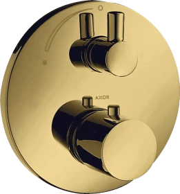 Hansgrohe Axor Uno Thermostat Unterputz mit Absperrventil polished gold optic