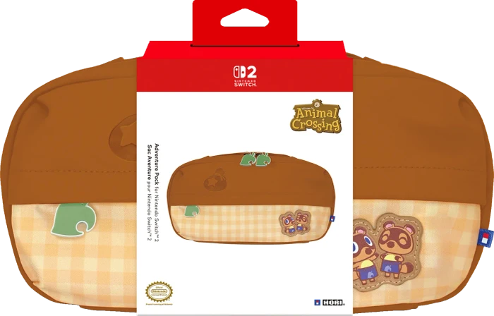 Hori Adventure Pack Animal Crossing Tasche wood brown (Switch 2)
