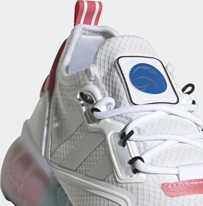 adidas ZX 2K Boost cloud white/silver metallic/hazy rose (Damen)